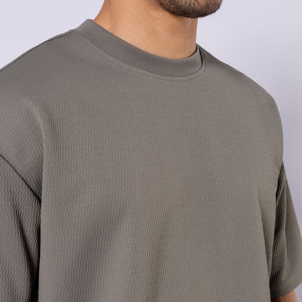 Camiseta Masculina Oversized Texturizada Thing