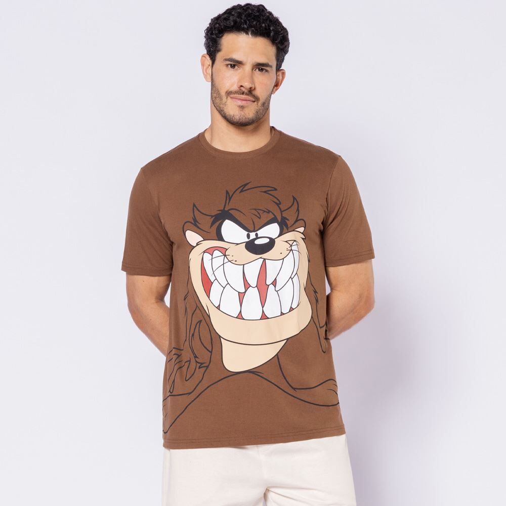 Camiseta Masculina Taz Mania Looney Tunes
