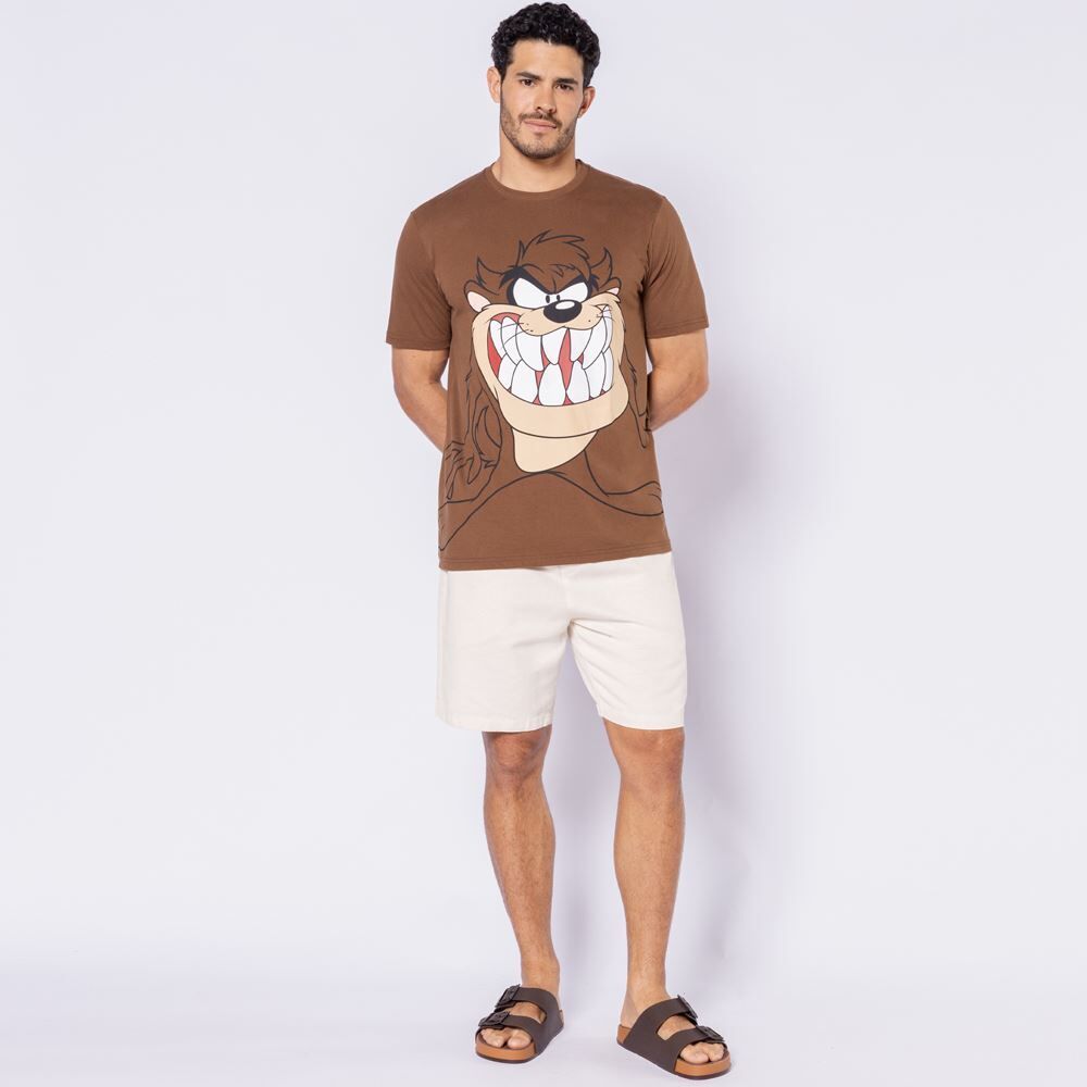 Camiseta Masculina Taz Mania Looney Tunes