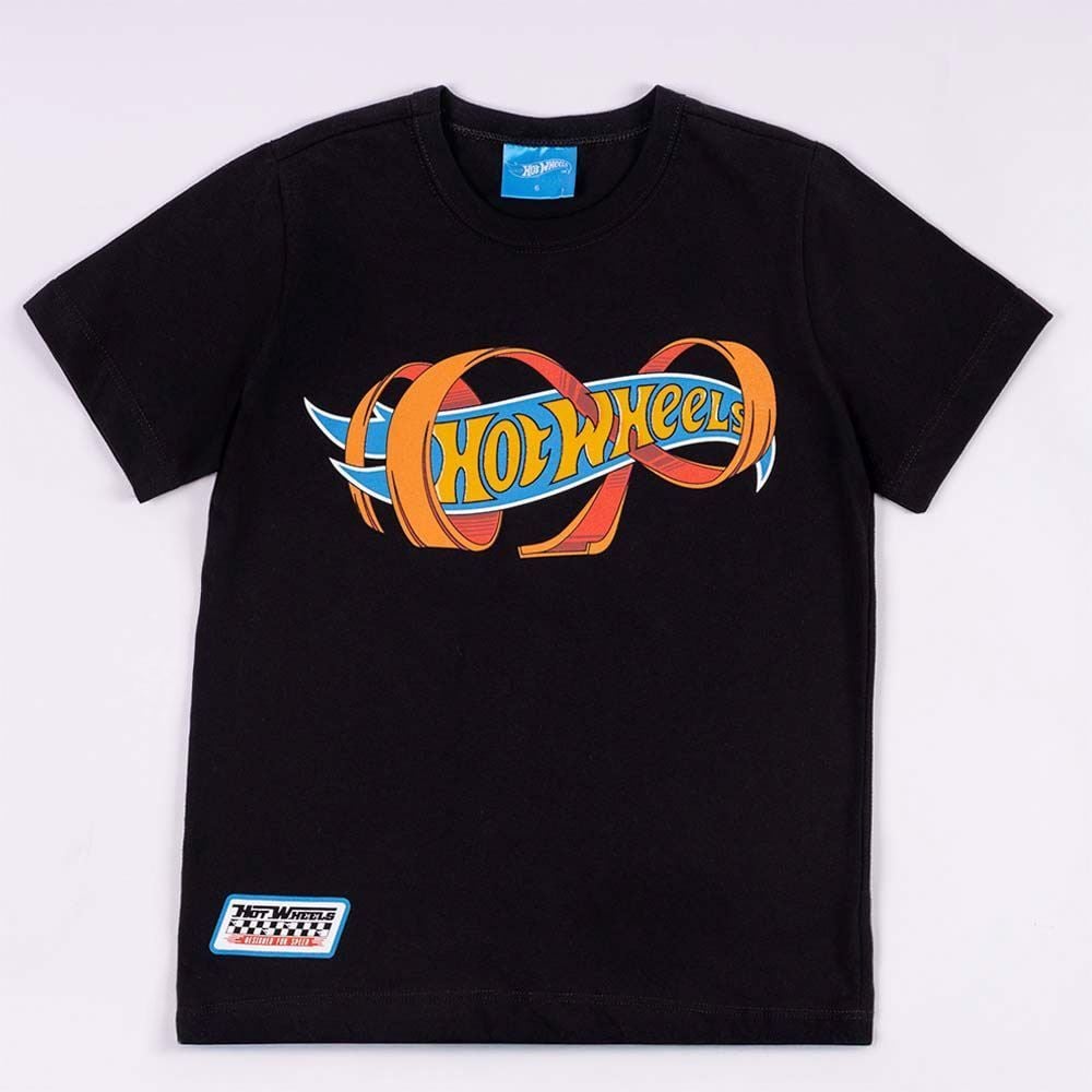 Camiseta Hot Wheels Infantil 4 a 10 Anos Mattel