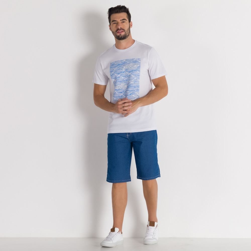 Camiseta Ondas do Mar Marc Alain