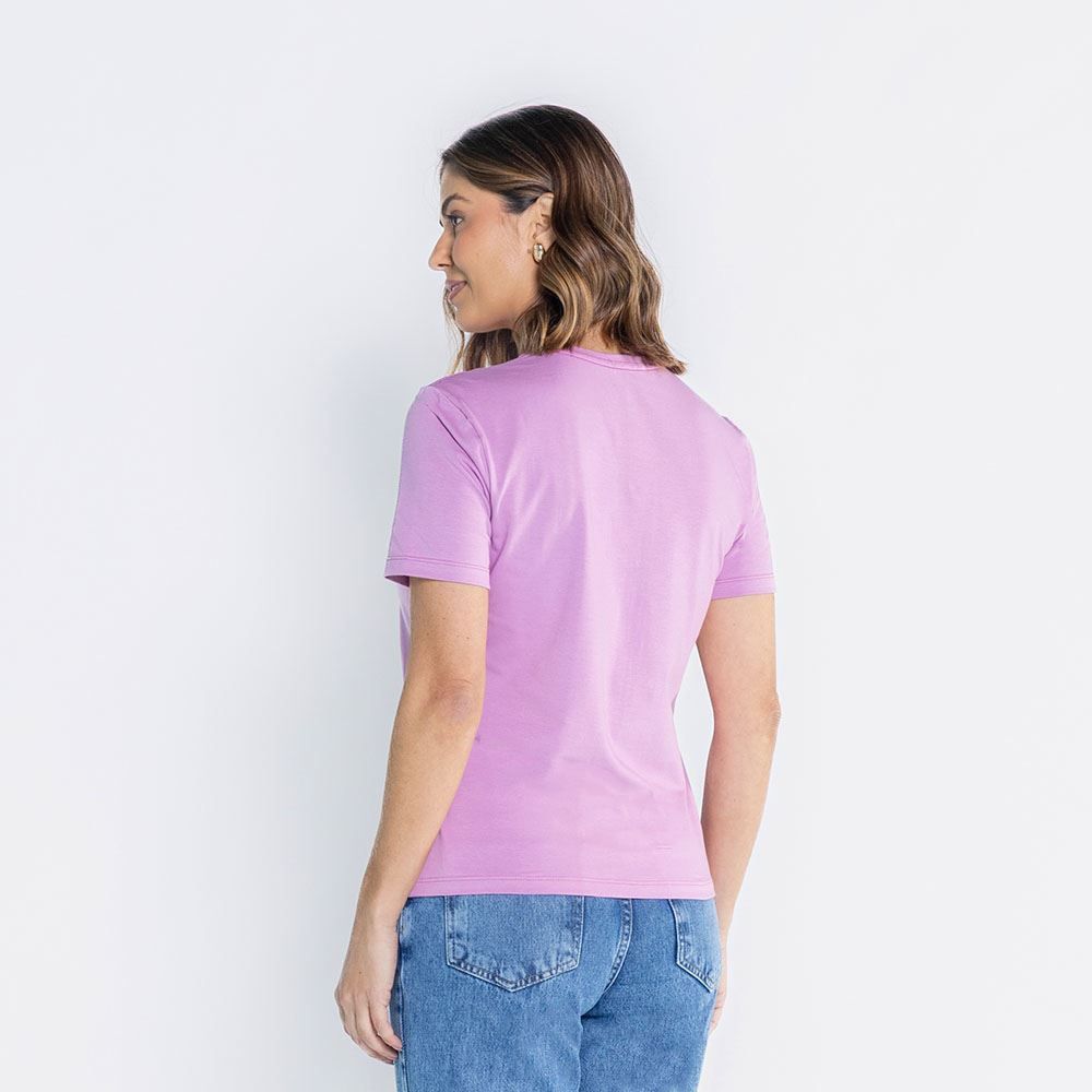 Camiseta Pima Feminina Básica Patricia Foster