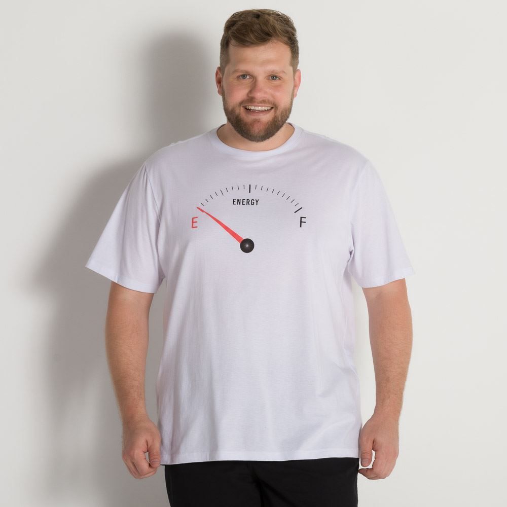 Camiseta Plus Size Pais Energy Marc Alain