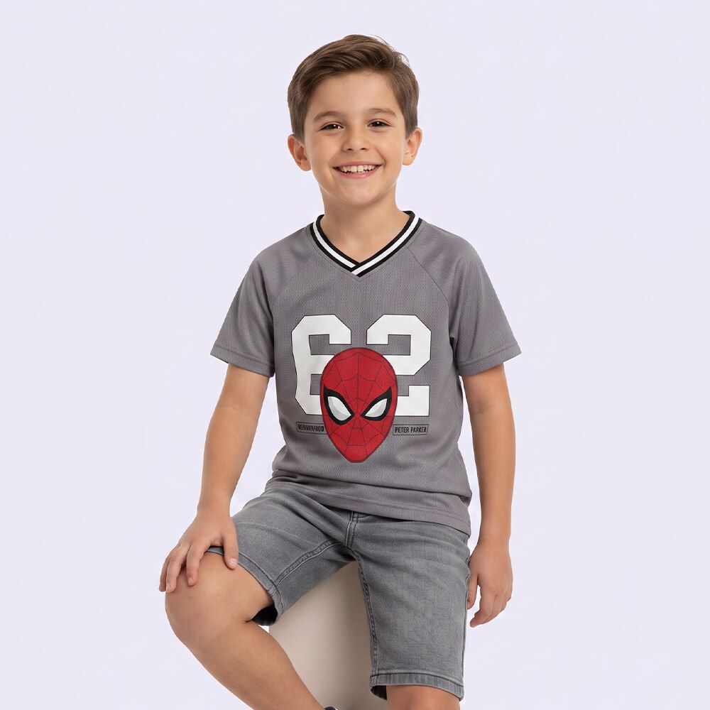 Camiseta Spider 4 a 10 anos Infantil Menino Marvel