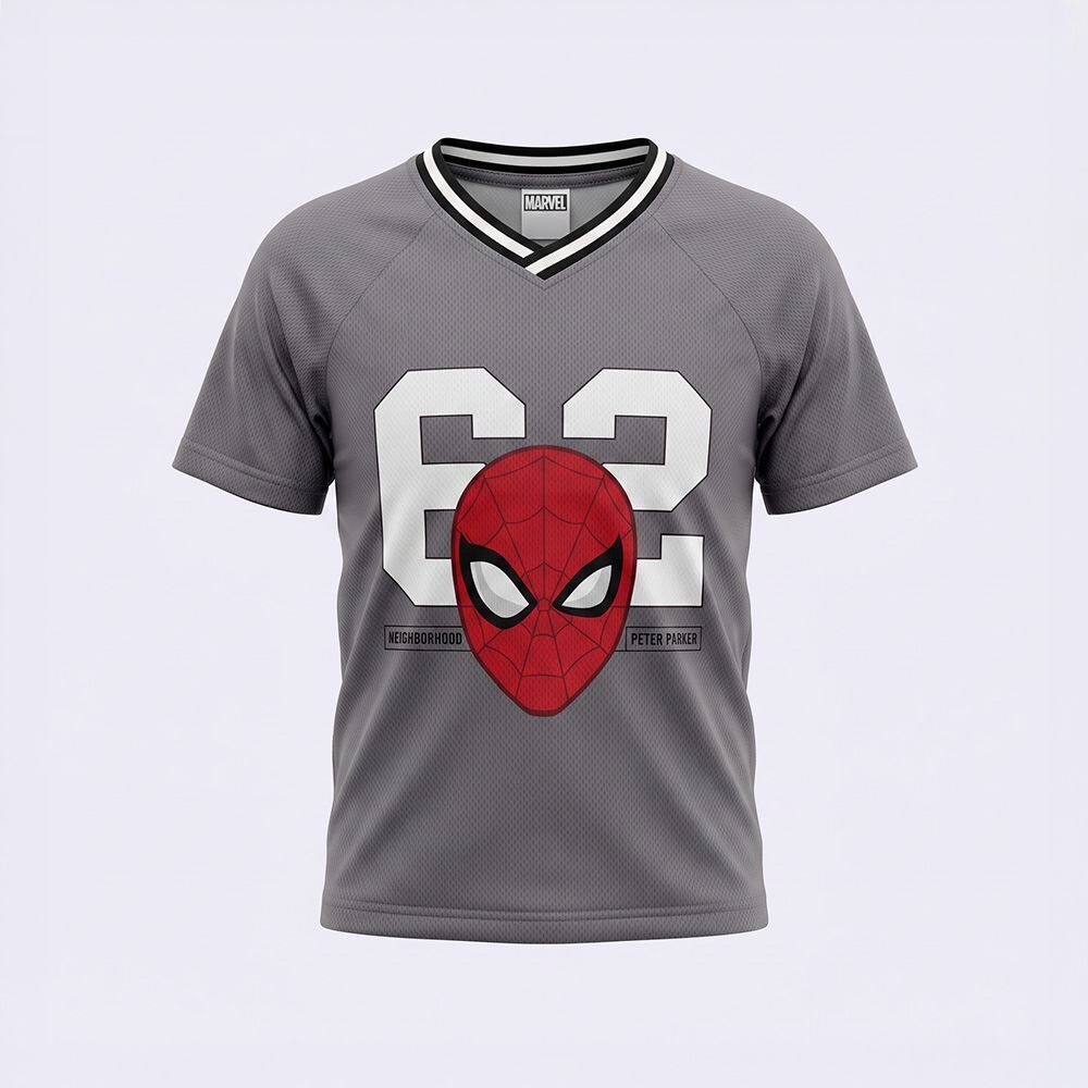 Camiseta Spider 4 a 10 anos Infantil Menino Marvel