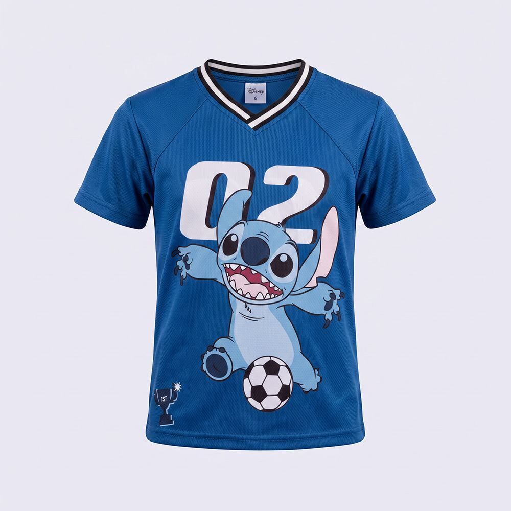 Camiseta Stitch 4 a 10 Anos Infantil Menino Em Dry Fit Disney