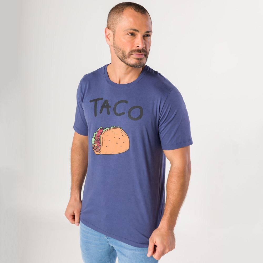 Camiseta Taco Manga Curta Marc Alain