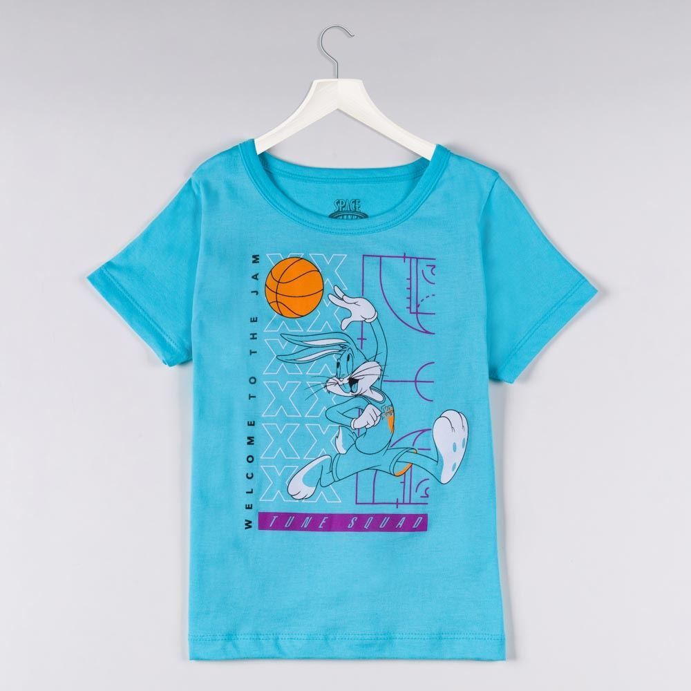 Camisetas 4 a 10 anos Pernalonga Space Jam Bandup