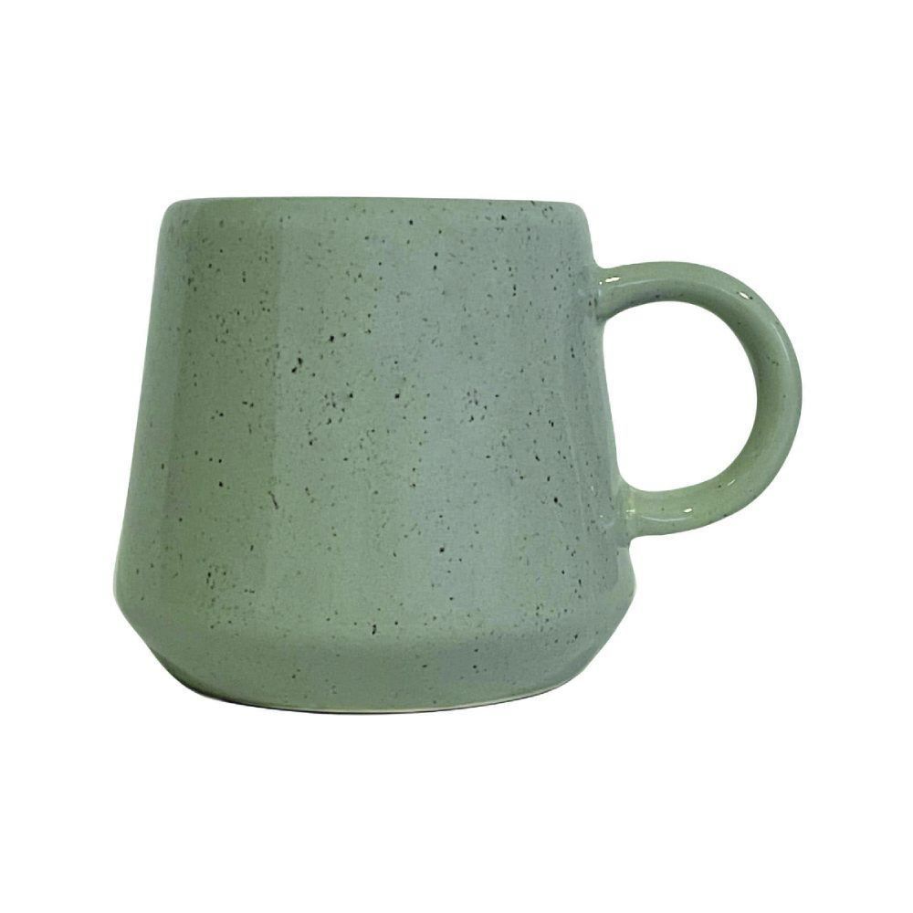 Caneca Cosmos Cerâmica Verde Sálvia Mellie - 300ML