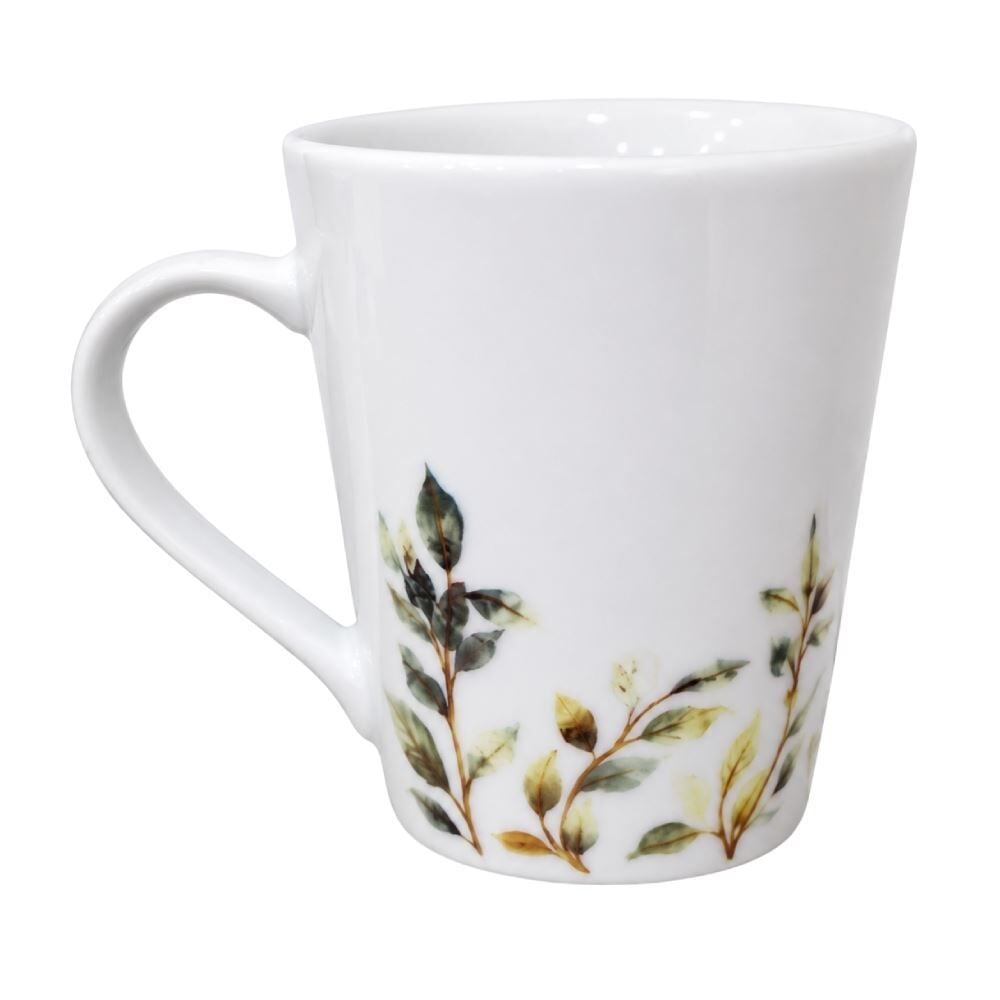 Caneca de Porcelana Cônica Terramada 290Ml - Nature