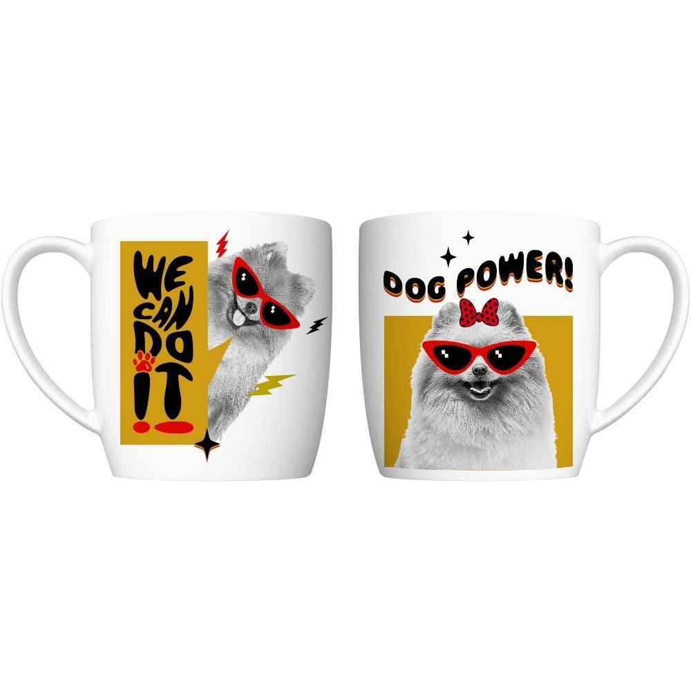 Caneca De Porcelana Germer Urban 350Ml - Dog Power