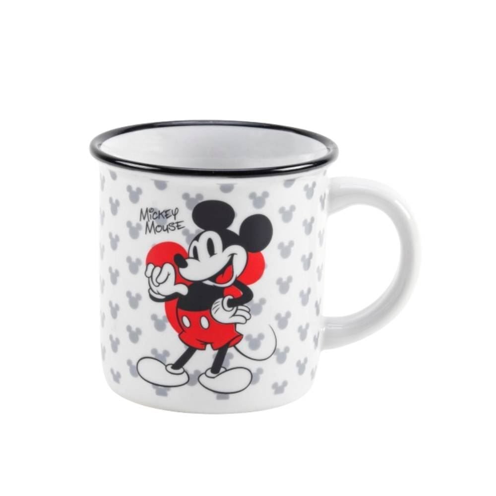 Caneca De Porcelana Mickey Vintage Disney - 300ml
