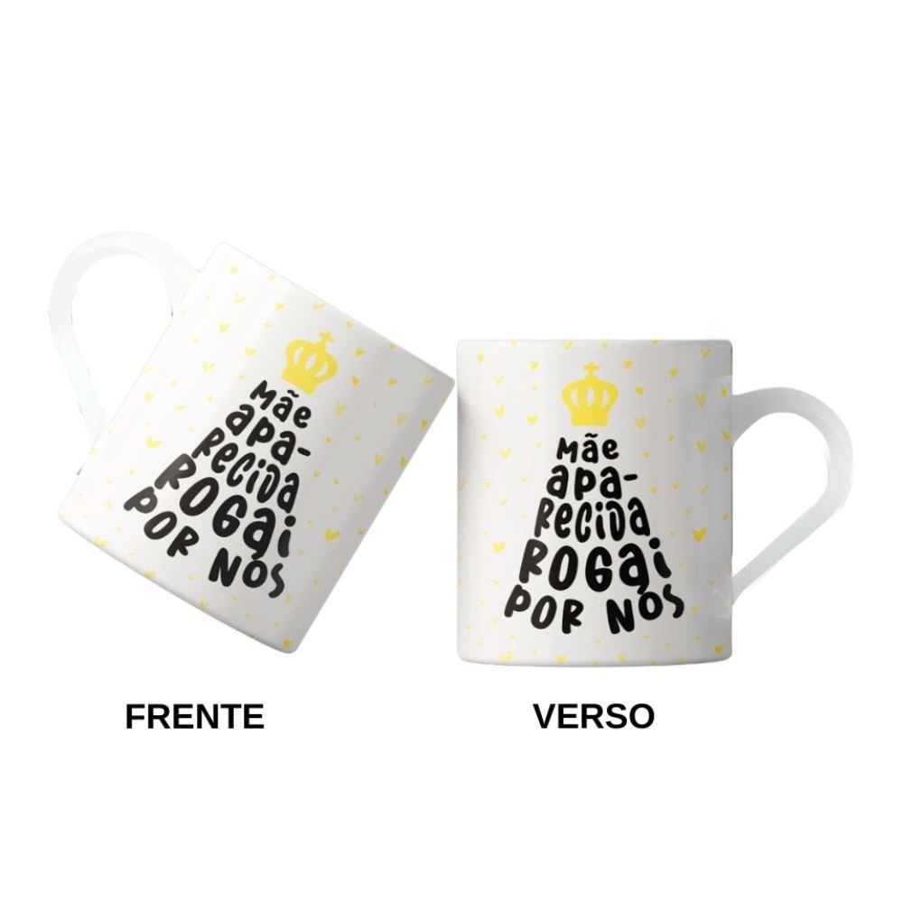 Caneca Rogai Por Nós Lv Porcelanas - 300Ml