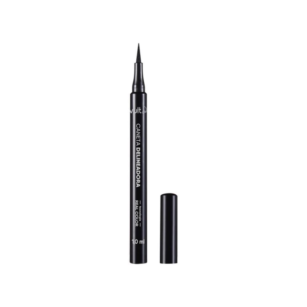 Caneta Delineadora Para Olhos Vult 1Ml - Preto