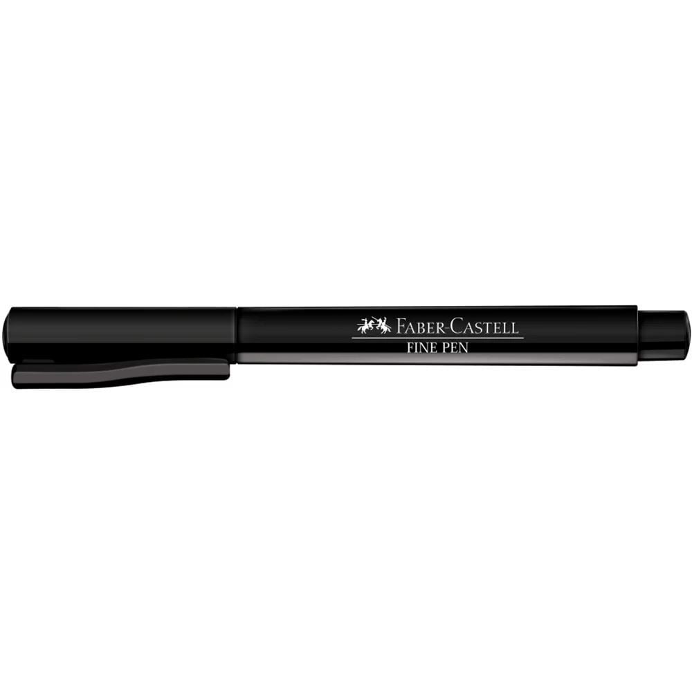 Caneta Fine Pen 0,4Mm Preta Faber-Castell - SM/FPBPRZF
