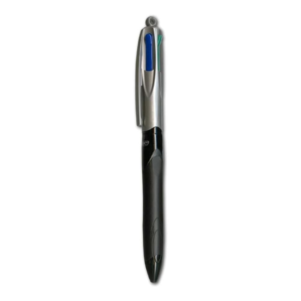 Caneta Retrátil 1.0 Grip Pro Bic - 4 Cores