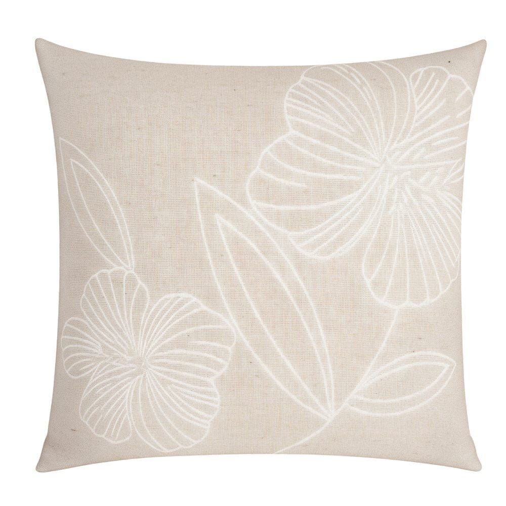 Capa de Almofada Estampada Flora 45X45cm Havan Casa - Areia