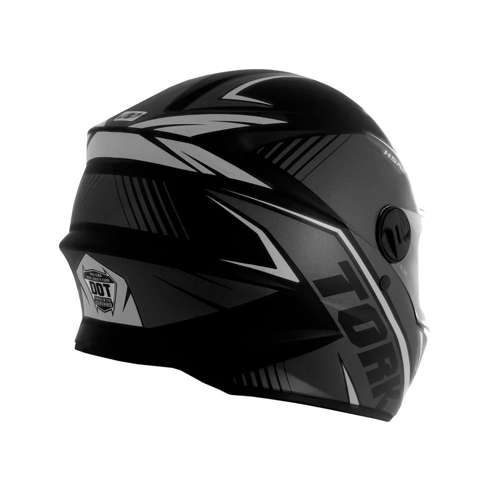 Capacete Pro Tork R8 - PRETO/PRATA 58