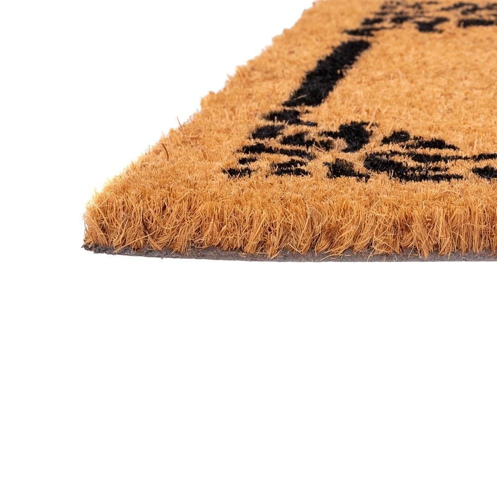Capacho Fibra De Coco 33 X 60Cm Mumbai Havan - Moldura Bem-Vindo