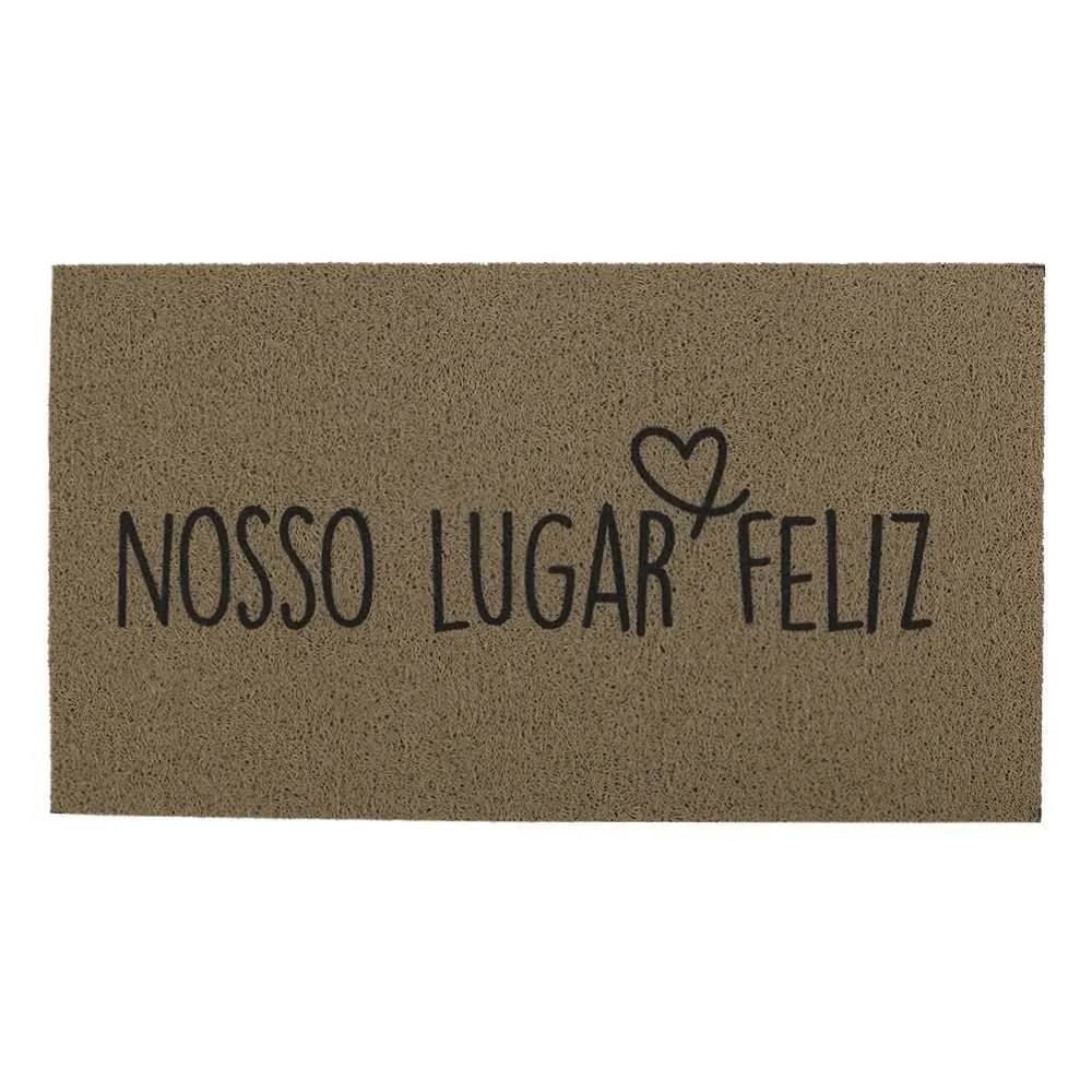 Capacho Vinil 50X90 Cm Bem Vindo Solecasa - Nosso Lugar Feliz
