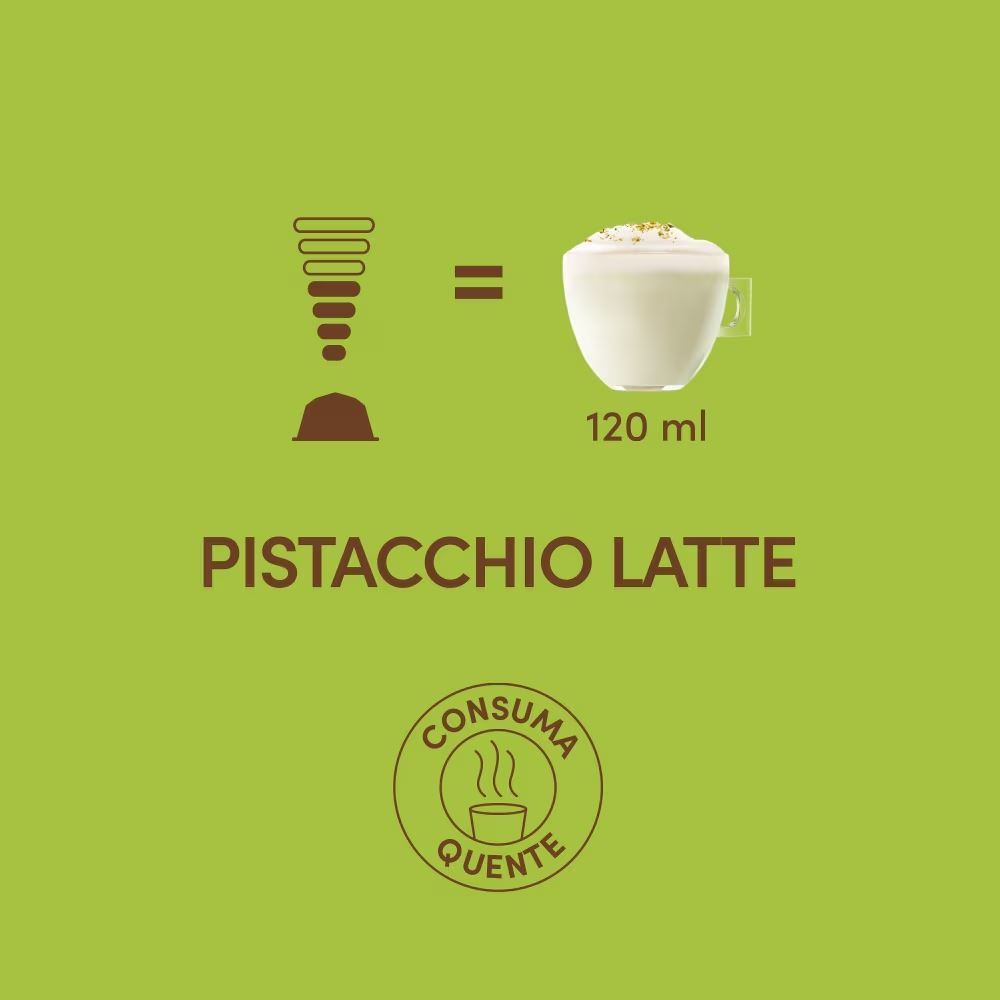 Cápsulas de Nescafé Dolce Gusto Moça Pistacchio Latte Nestlé - 175g
