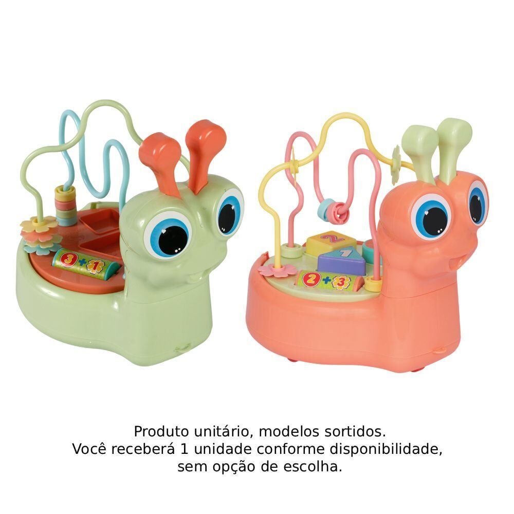Caracol Sensorial Baby Mercotoys - Sortido