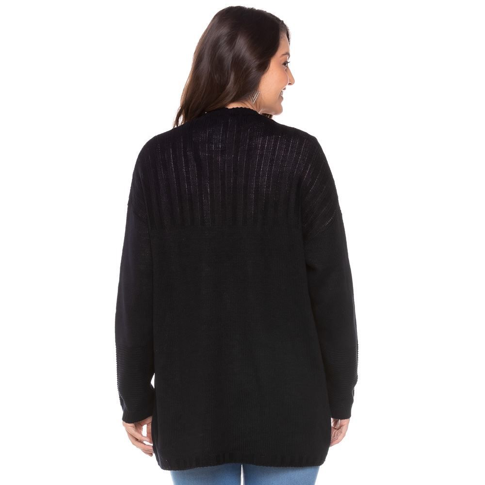 Cardigan Max Tricot com Manga Ampla Patrícia Foster