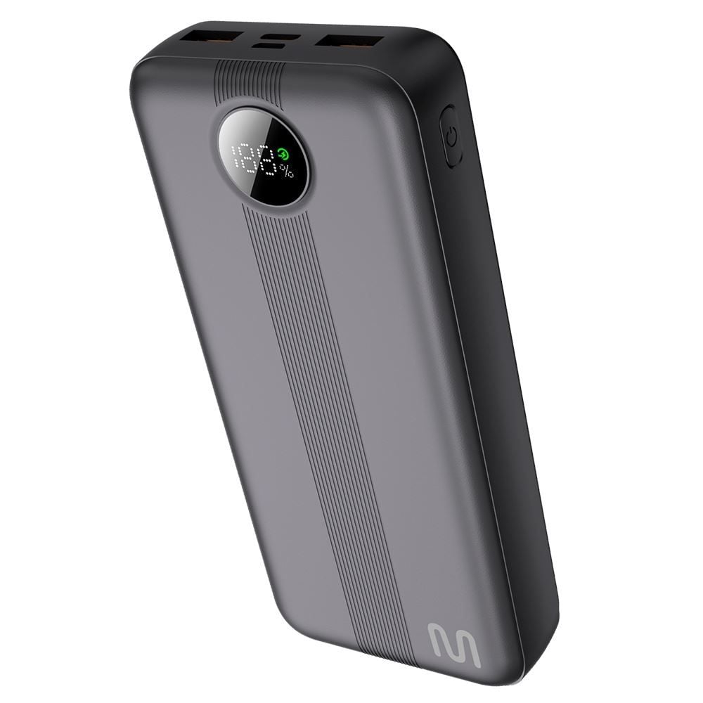 Carregador Portátil (Power Bank ) Display Lcd 20.000Mah Rápido
