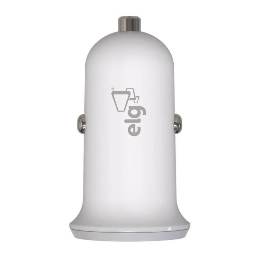 Carregador Veicular Com 2 Portas 2.1A Tipo C E Usb-A Elg