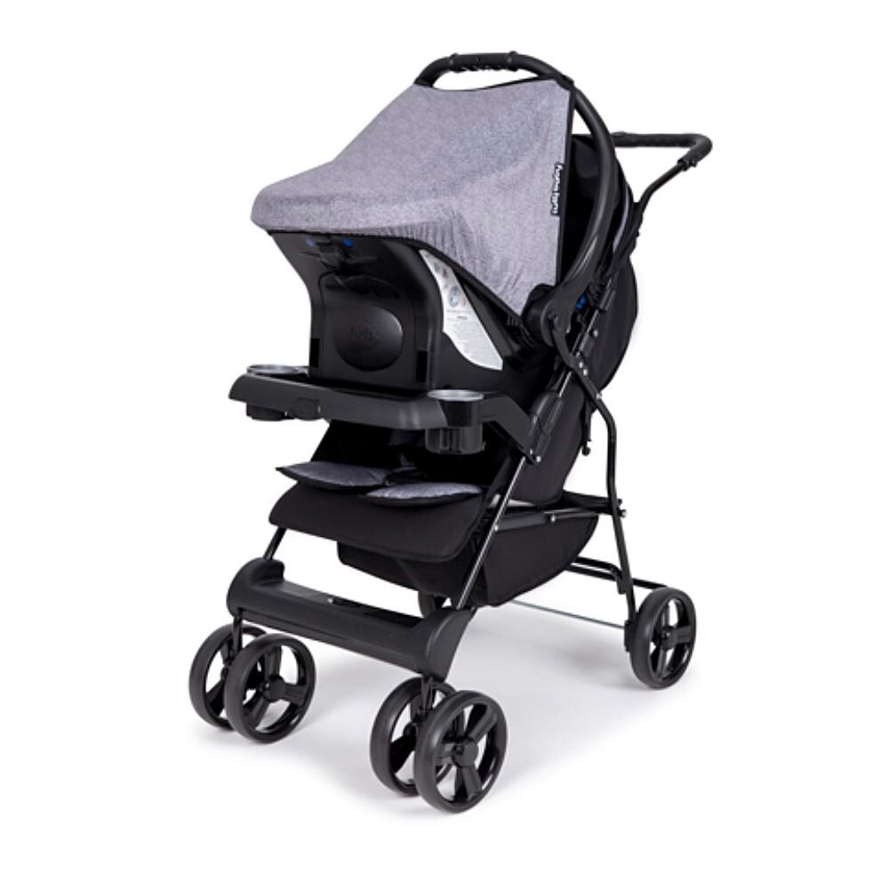 Kit Carrinho e Bebê Conforto Theros Max Mescla Tutti Baby - Mescla