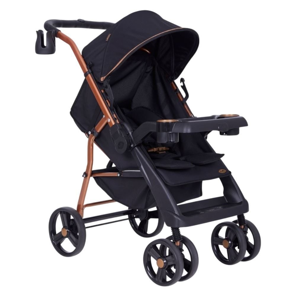Carrinho Bolt Max Berço Reversível Tutti Baby - Preto
