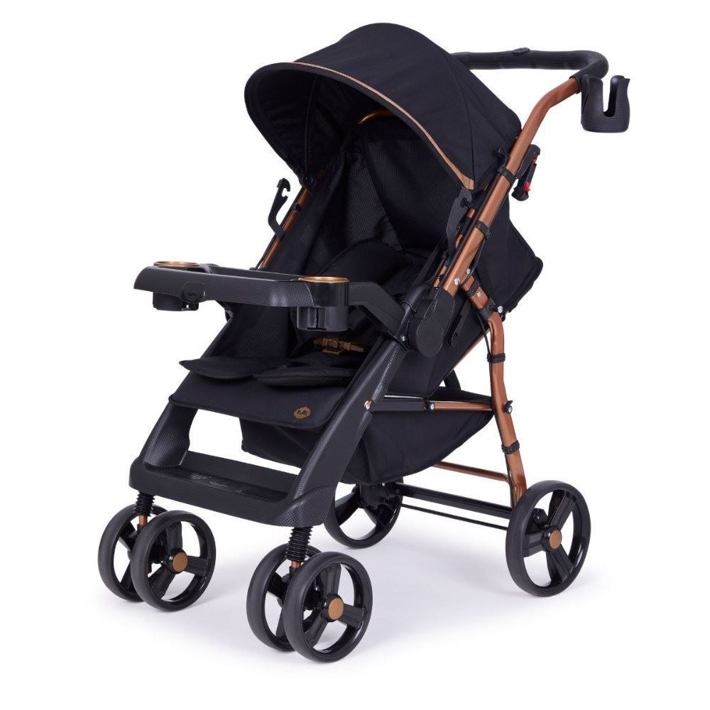 Carrinho Bolt Max Berço Reversível Tutti Baby - Preto