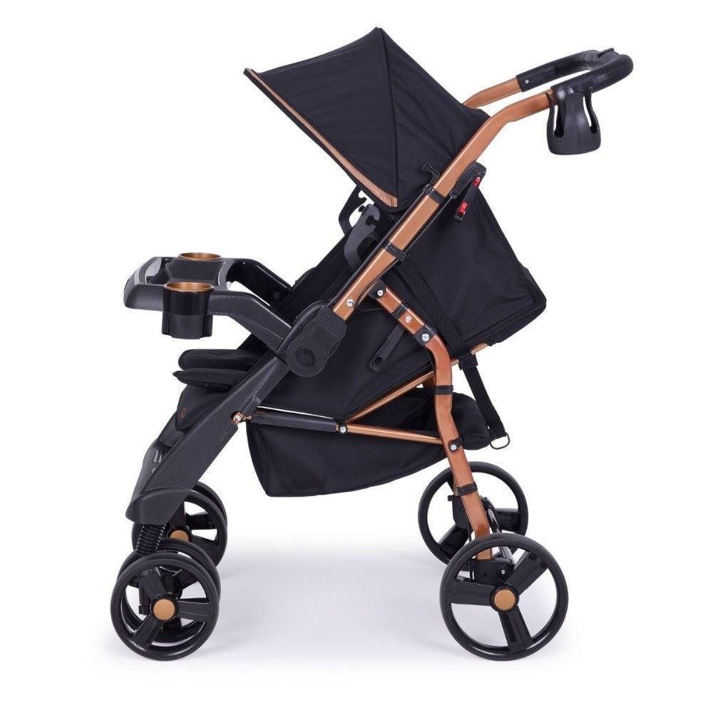 Carrinho Bolt Max Berço Reversível Tutti Baby - Preto