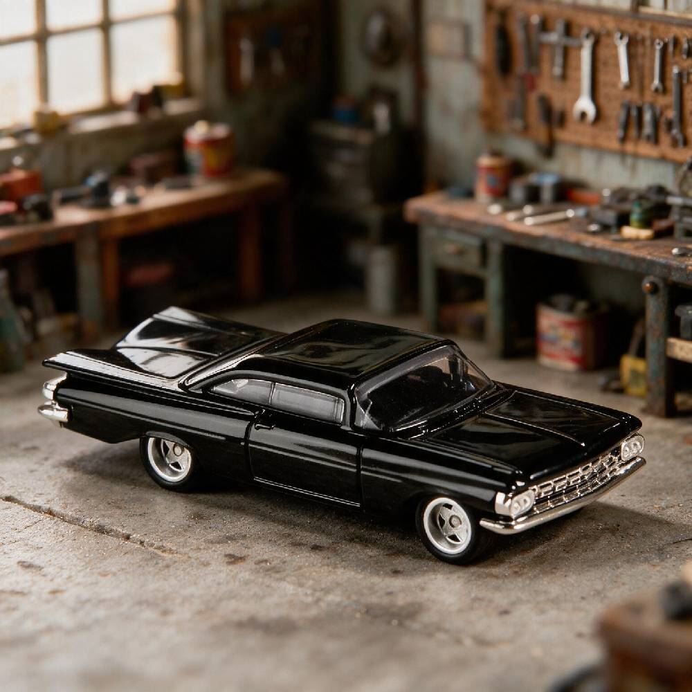 Carrinho Chevrolet Impala Sport Coupe 1959 em Metal Cks Toys - Sortido