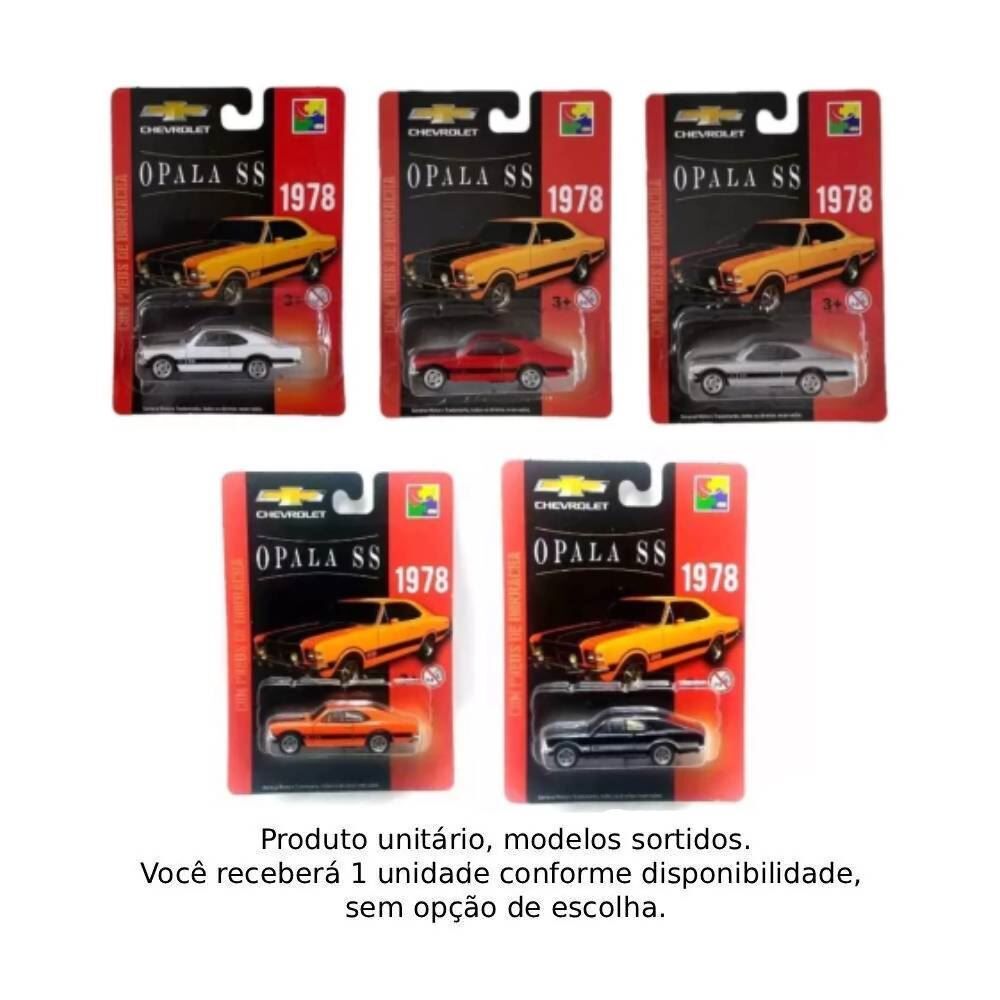 Carrinho Chevrolet Opala Ss 1978 2 Portas em Metal Cks Toys - Sortido