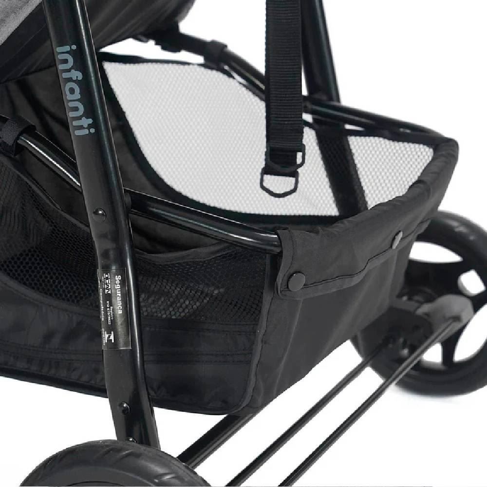 Carrinho De Bebê Breeze Infanti - Cinza