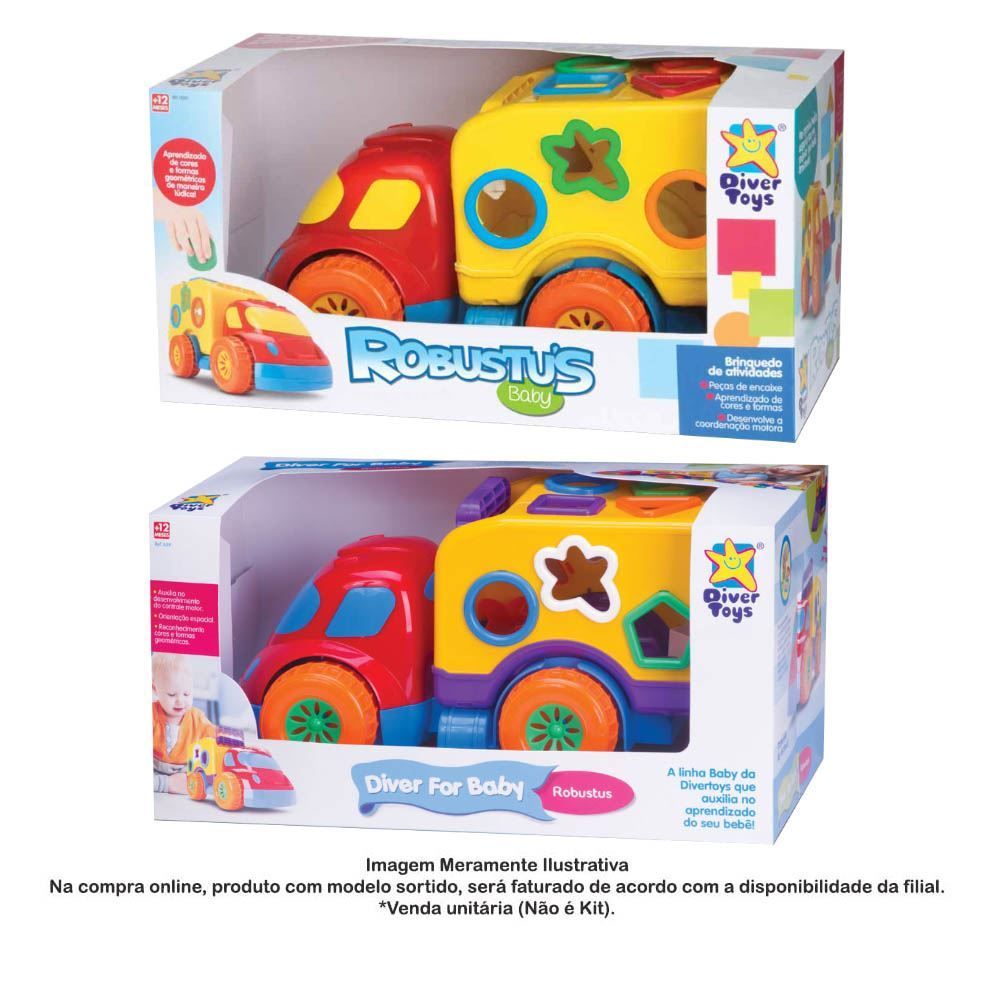 Carrinho Divertoys Robustu's Baby - 639