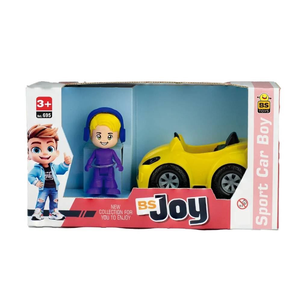 Carrinho Joy Sport Car Boy Bs Toys - Sortido