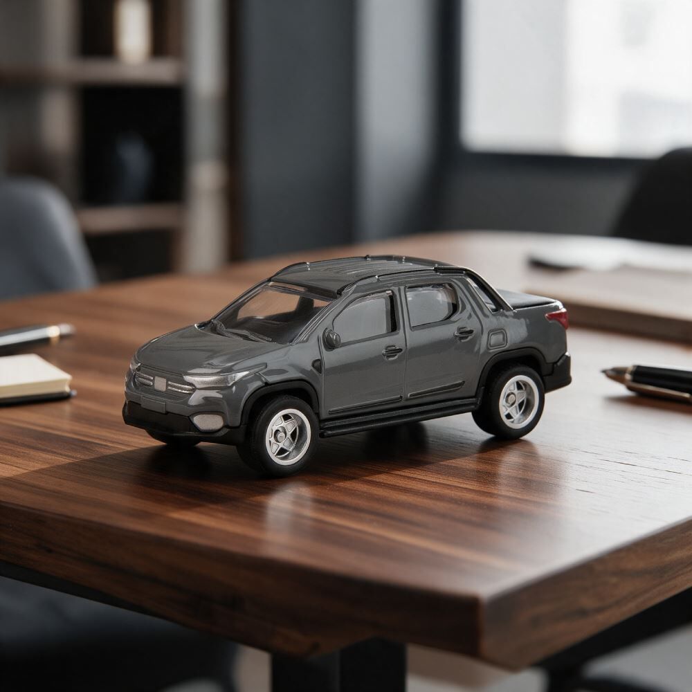 Carro em Metal Fiat Strada - Cks Toys