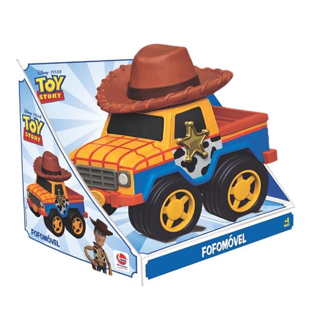 Carro Fofomóvel Toy Story Woody Líder Brinquedos - 3871