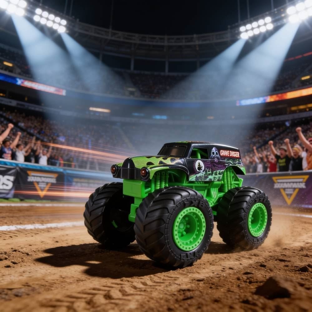 Carro Monster Jam 1:24 com Luz e Som Sunny Brinquedos