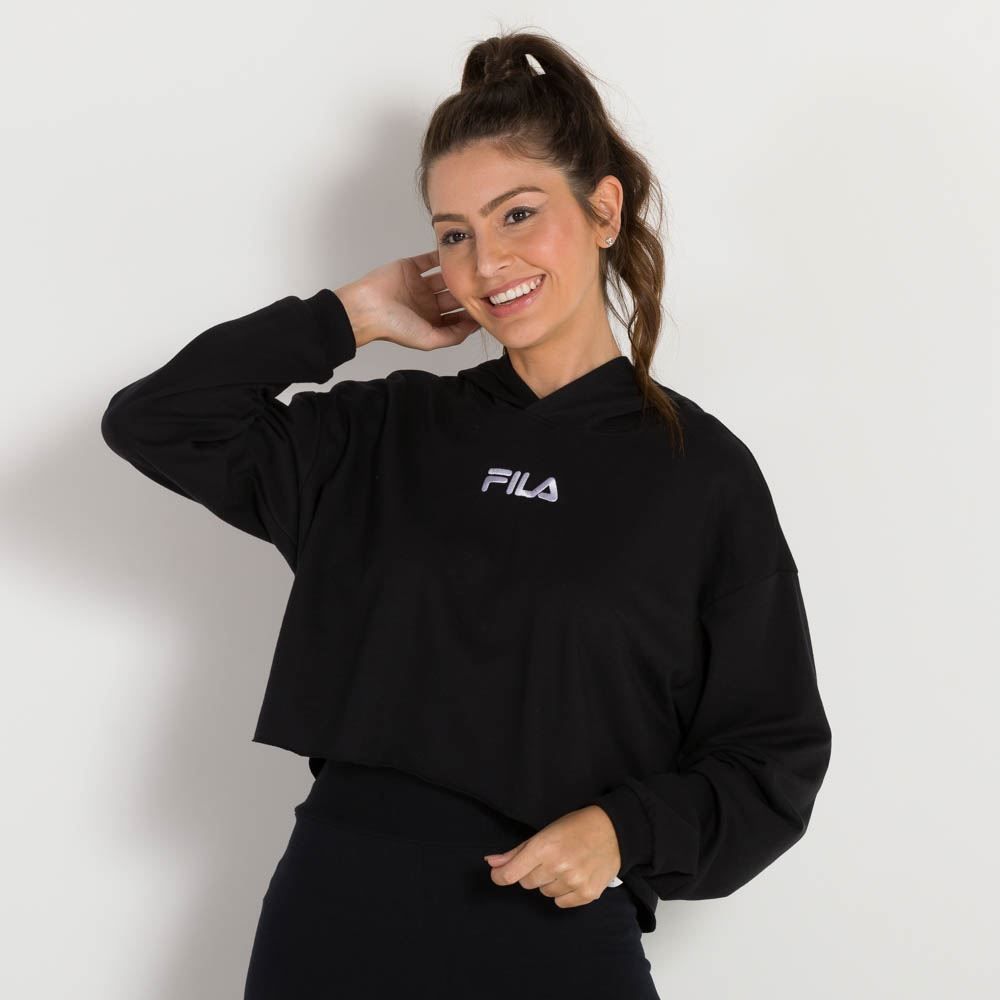 Casaco Cropped Moletinho Comfort Fila