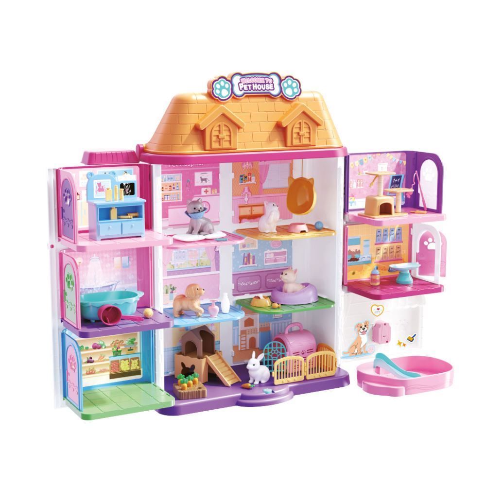 Casinha Pet House Pimpi Brinquedo Infantil com Acessórios Maral - 70010