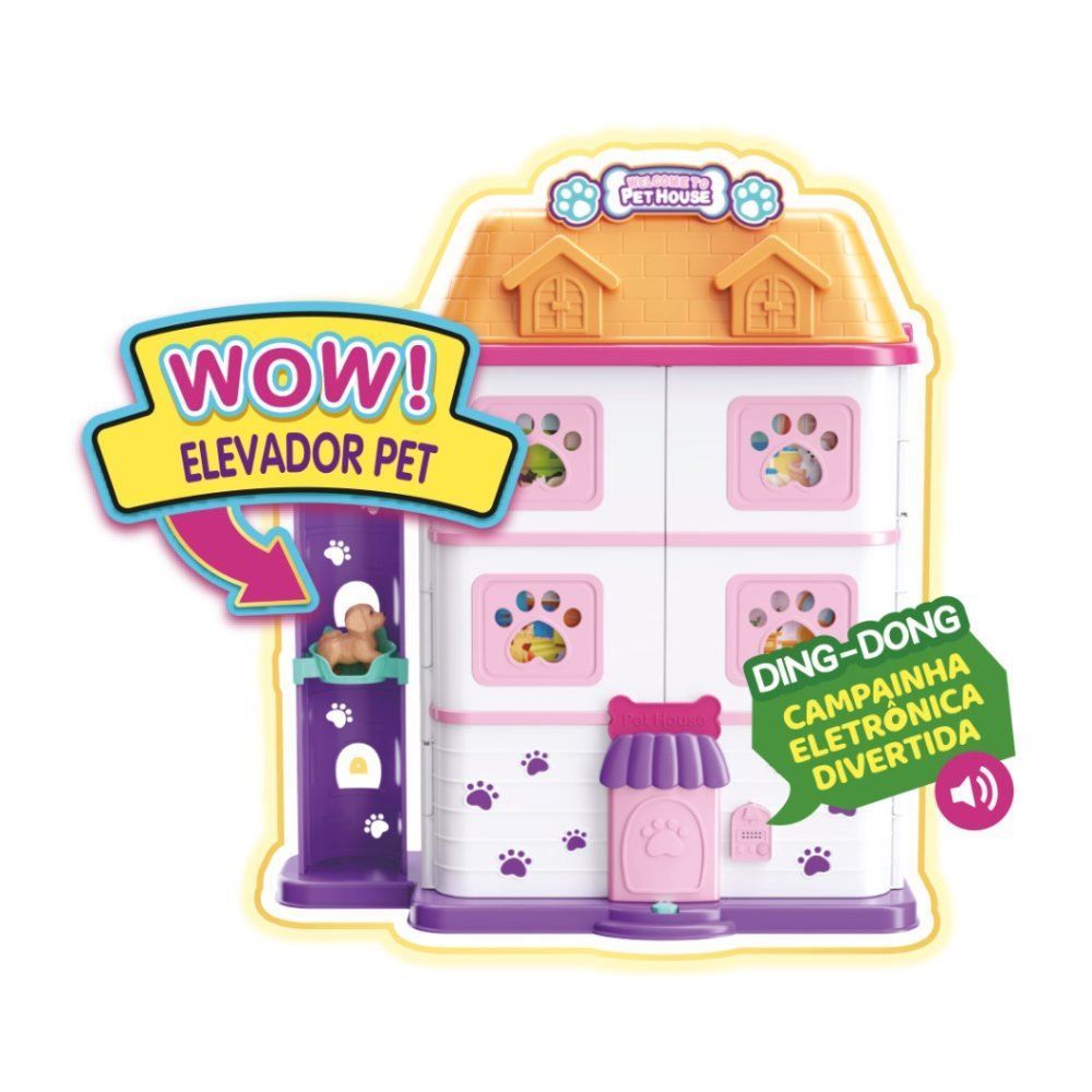 Casinha Pet House Pimpi Brinquedo Infantil com Acessórios Maral - 70010