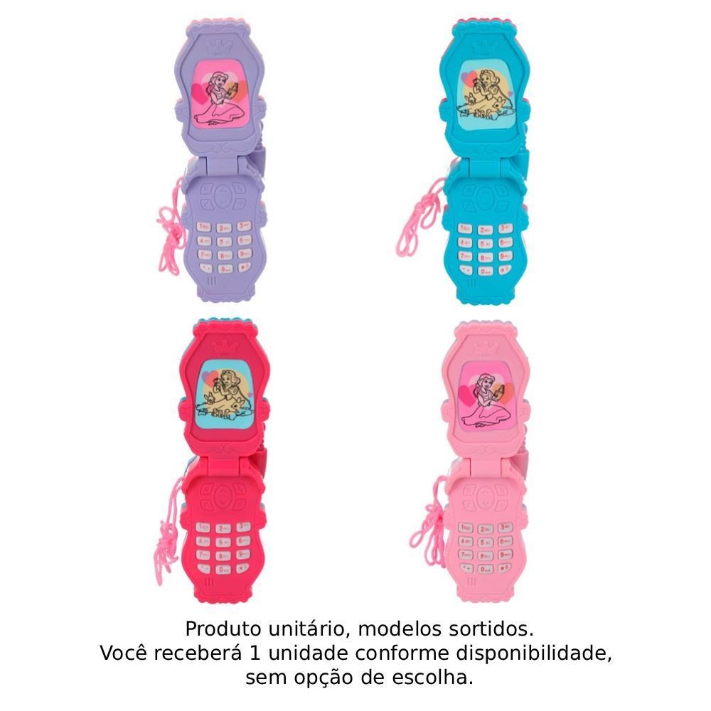 Celular Flip Princesas Etitoys - Sortido