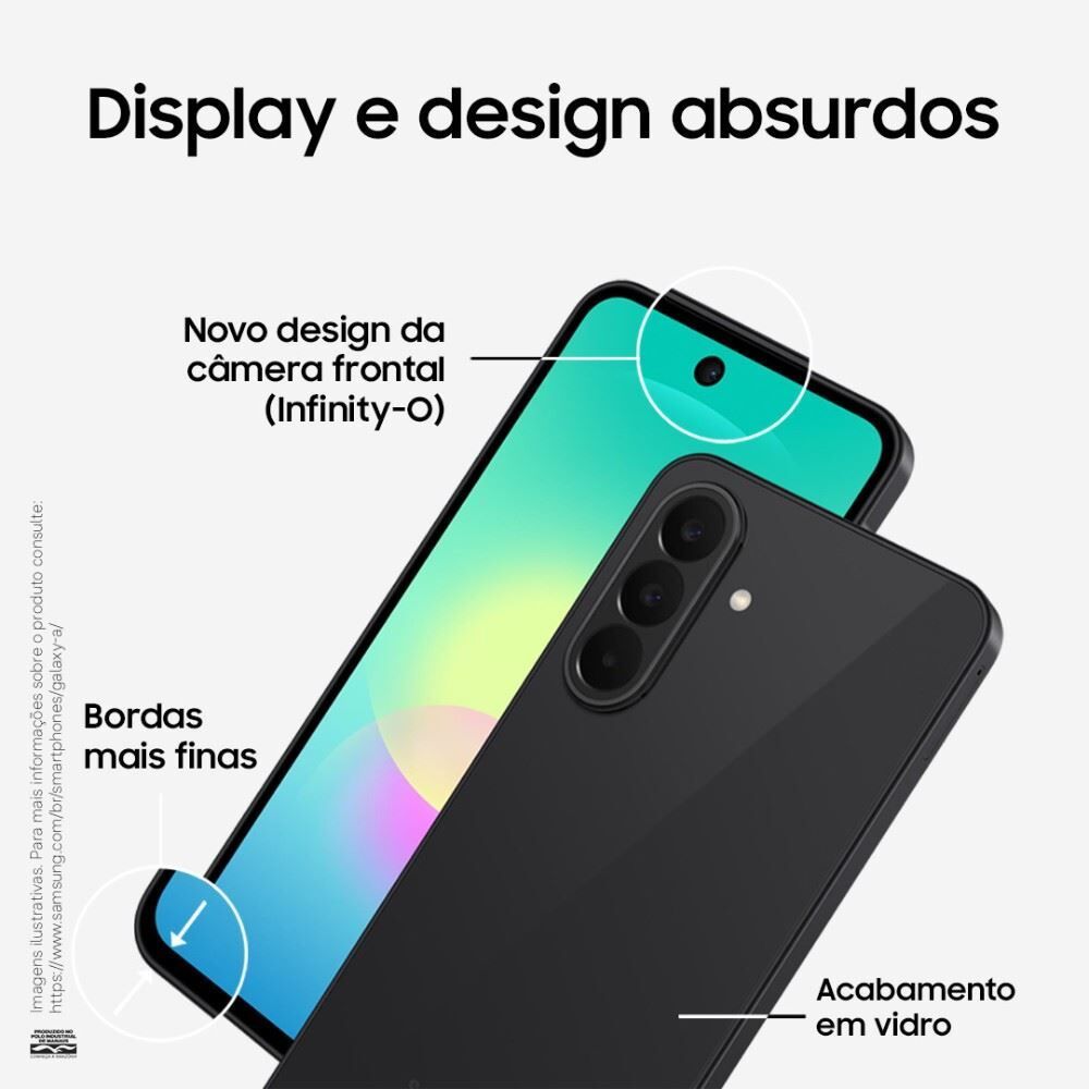 Celular Samsung Galaxy A27 5G 128Gb 6Gb Ram Câmera 50Mp Recursos Ai - Preto