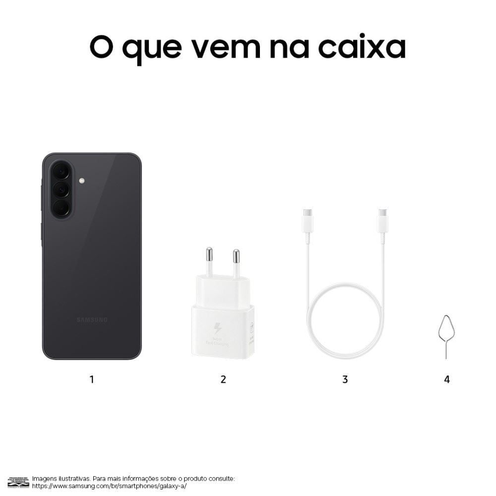 Celular Samsung Galaxy A37 5G 128Gb 6Gb Ram Câmera 50Mp Recursos Ai - Lavanda