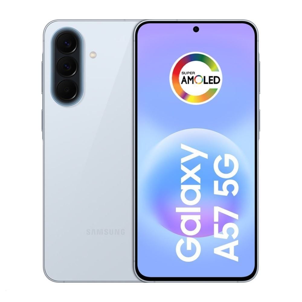 Celular Samsung Galaxy A57 5G 256Gb 8Gb Ram Recursos Ai Câmera 50Mp - Azul Claro