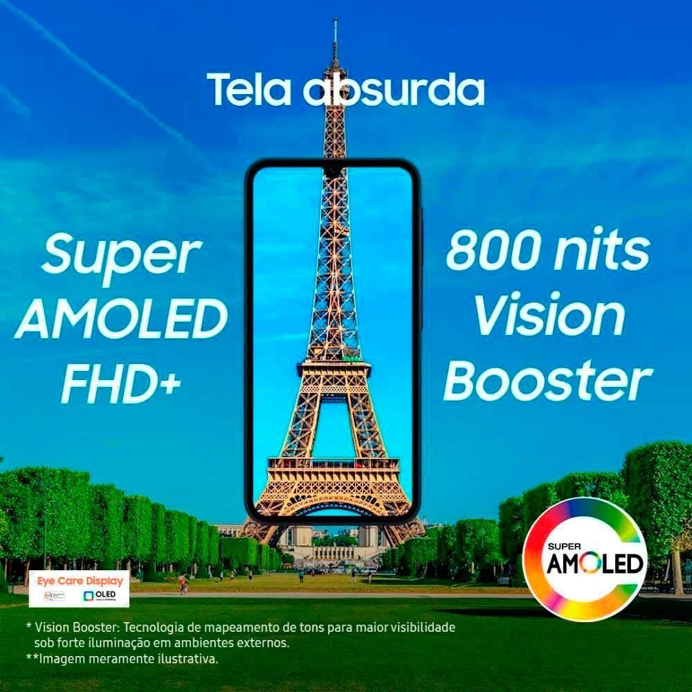 Celular Smartphone Galaxy A15 Lte 4G Octacore 8Gb Ram 256Gb - Azul claro