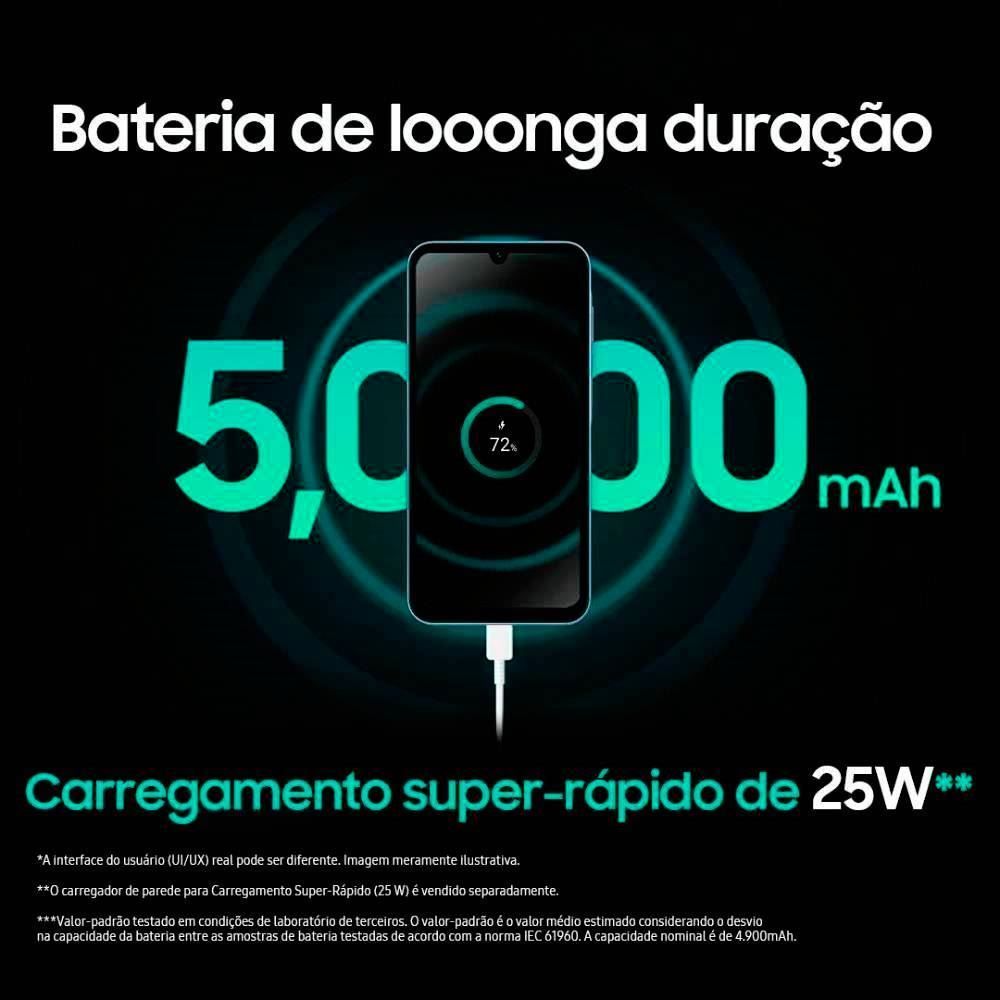 Celular Smartphone Galaxy A15 Lte 4G Octacore 8Gb Ram 256Gb - Azul claro